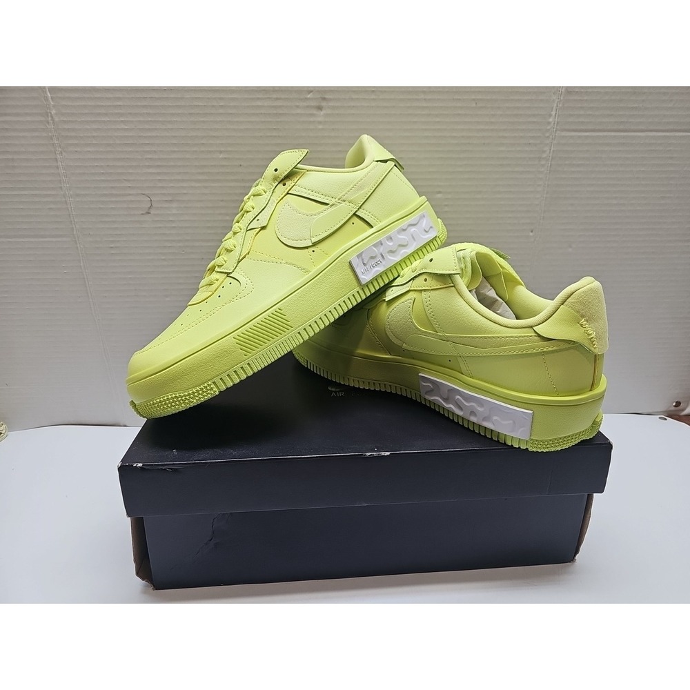 W Nike Air Force 1 Fontanka LT Lemon Twist - Yellow Strike - DA7024-700 Size 11
